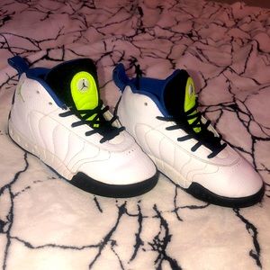 White, blue, neon green.